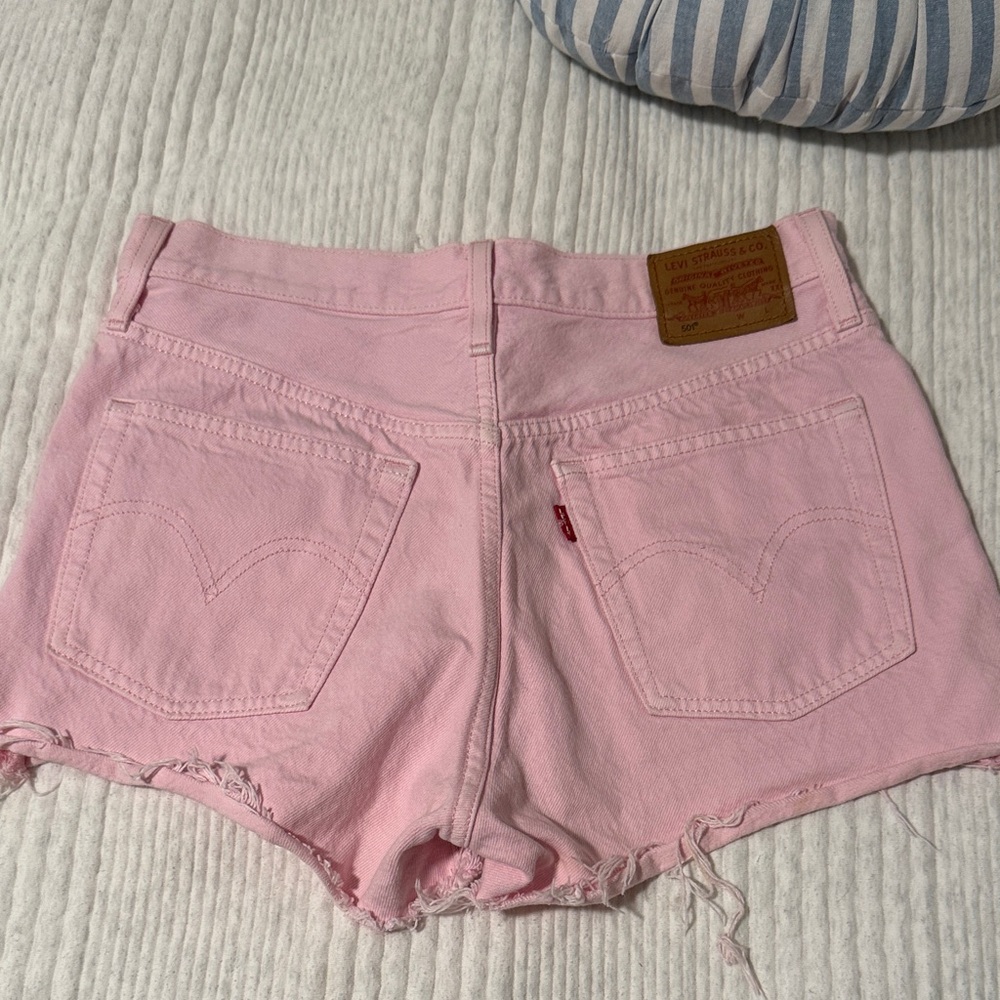 Levi's Women's Pink Jean Shorts